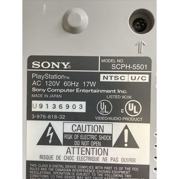 PlayStation 1 Console Bundle w/ 3 Controllers 6 games add. MEM card -WORKS NICE - Picture 3 of 3